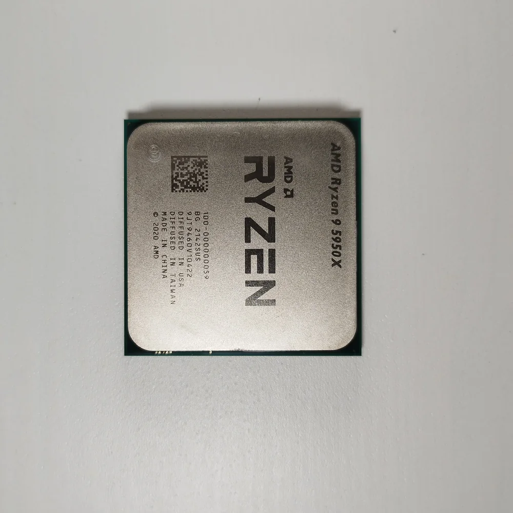 AMD Ryzen 9 5950X Desktop CPU (4.9GHz, 16 Cores, 32 Threads, Socket AM4)