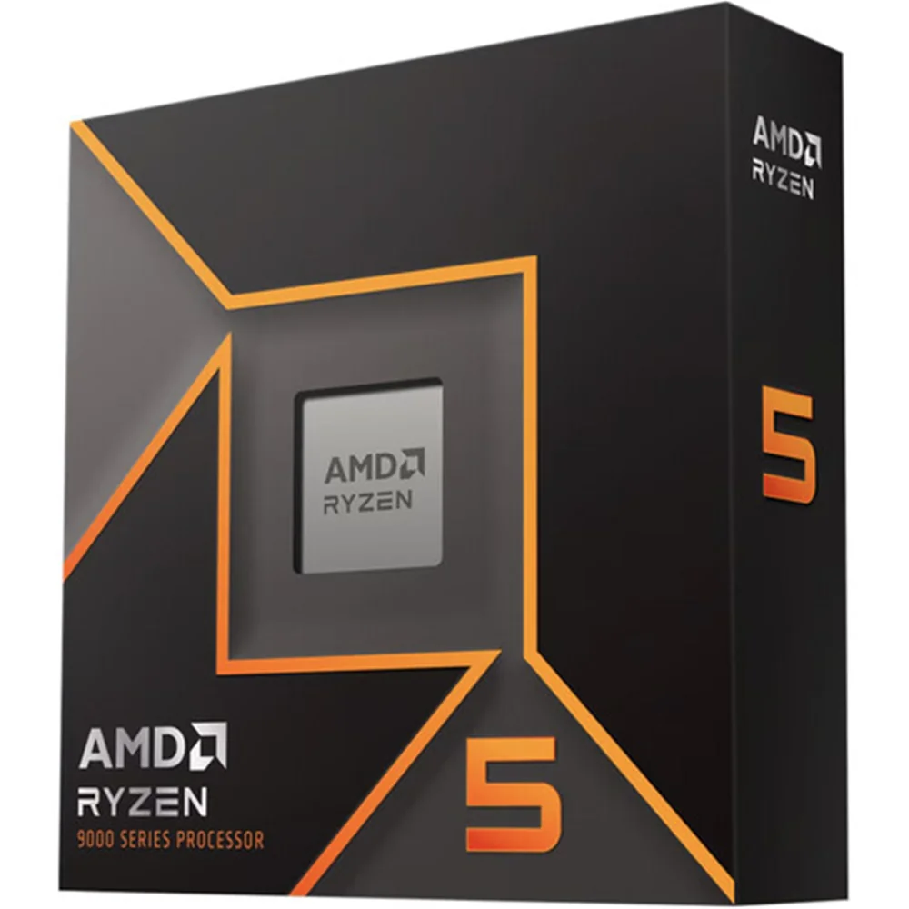 AMD Ryzen 5 9600X 6 Core AM5 Processor, 12 Threads, 3.9GHz up to 5.4GHz Boost, 38MB Cache, 65W, No Fan, Radeon Graphics