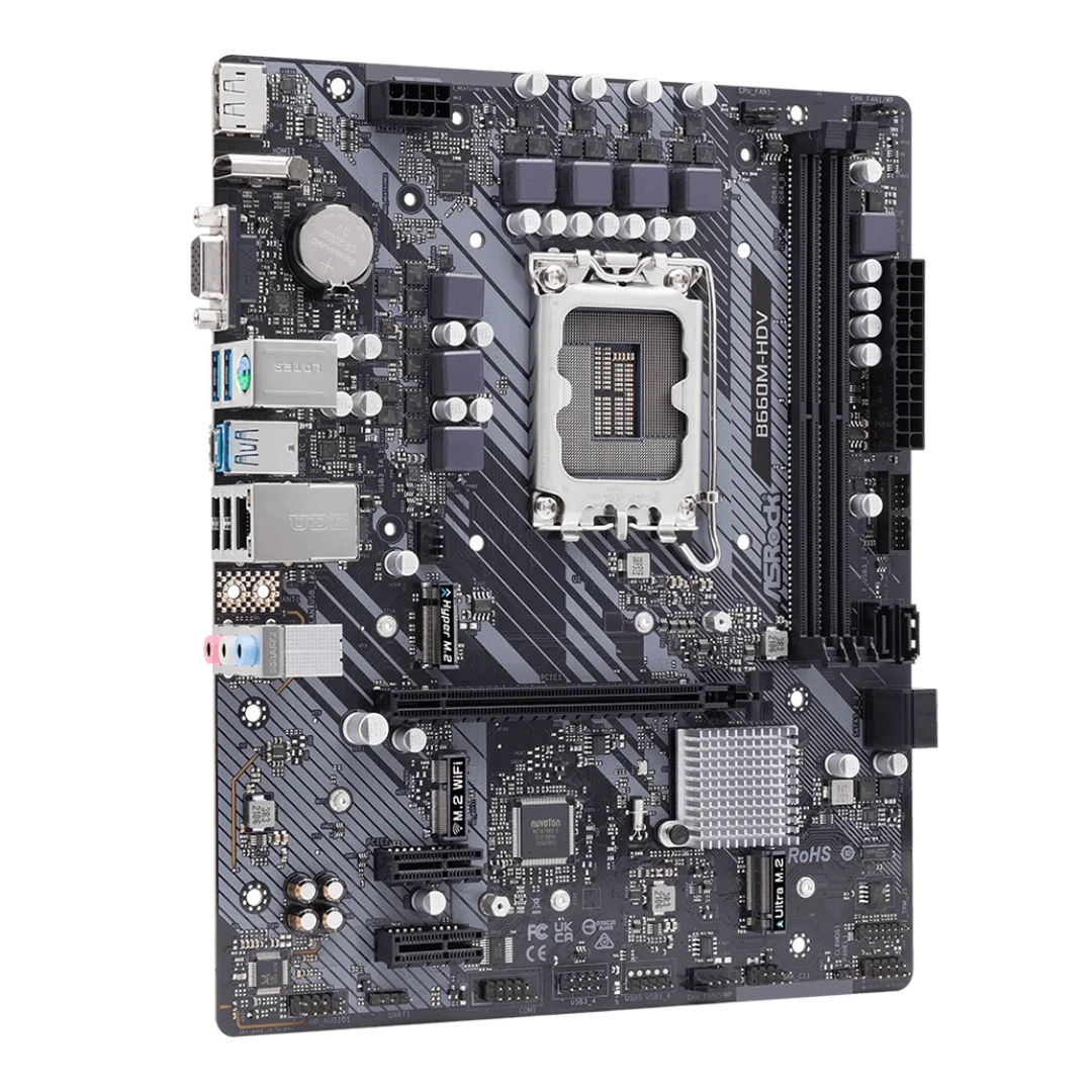 ASRock B660M-HDV Micro ATX LGA1700 Motherboard