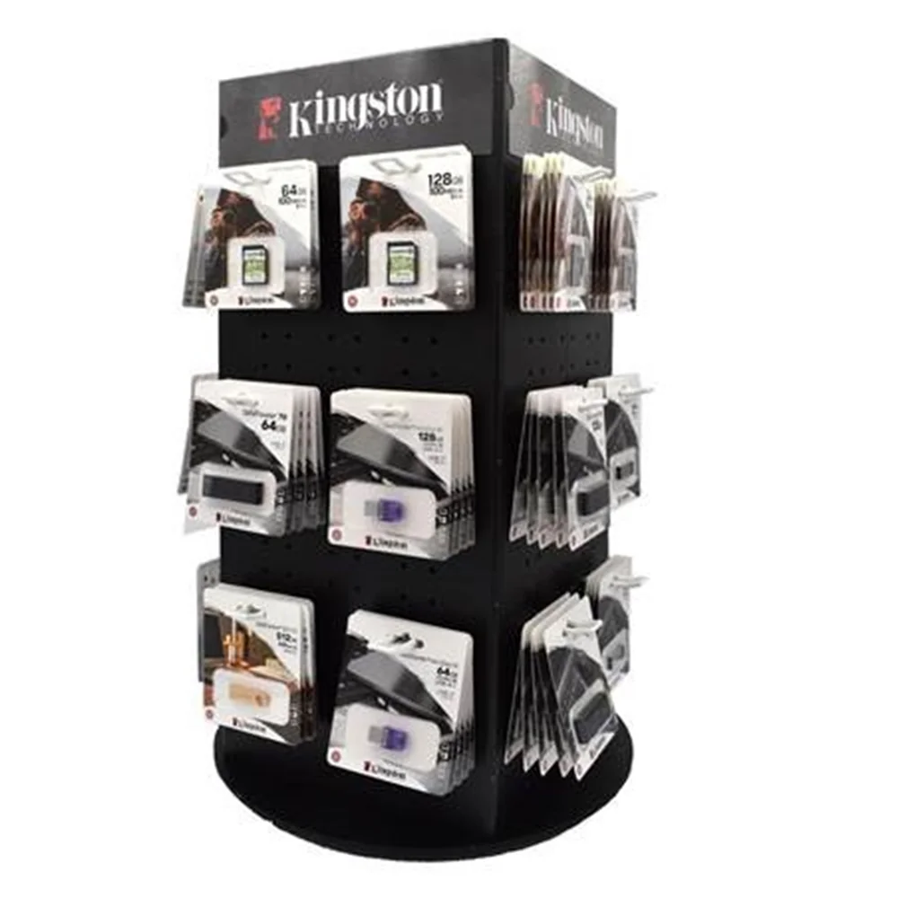 Kingston Technology Countertop Display Stand, 115 Unit Capacity