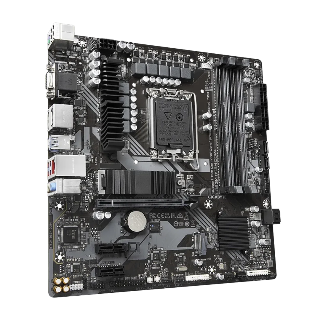 Gigabyte B760M DS3H DDR4 Micro ATX LGA1700 Motherboard