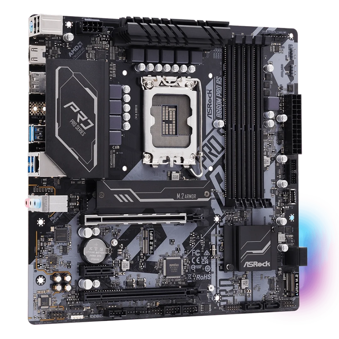 ASRock B660M Pro RS Micro ATX LGA1700 Motherboard