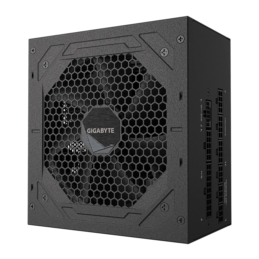 GIGABYTE GP-UD750GM 750W V2, 80 Plus Gold Certified Fully Modular Power Supply, PCIe Gen 5.1, 80 PLUS Gold, Fully Modular Design, 120mm Fan, ATX 3.1 compatible, UK Plug