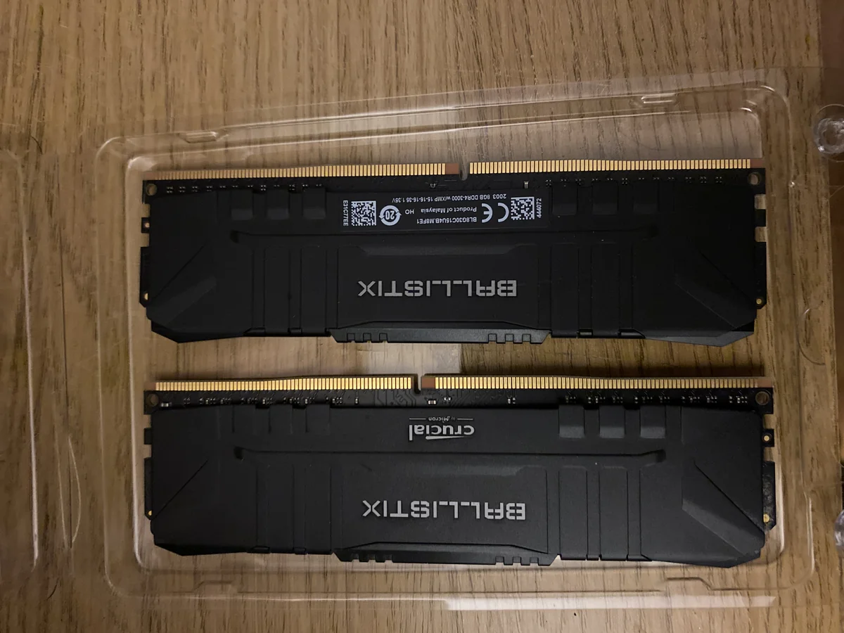 Crucial Ballistix - 16GB DDR4 Memory - 3000 MHz
