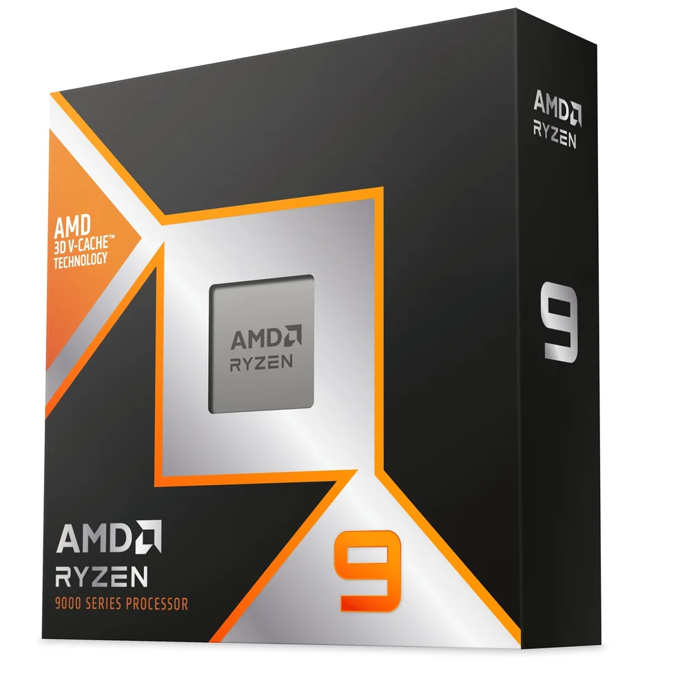 AMD Ryzen 9 9950X3D 16 Core AM5 Processor with Radeon Graphics, 4.3GHz up to 5.7GHz Boost, 144MB Cache, 170W, No Fan, Radeon Graphics