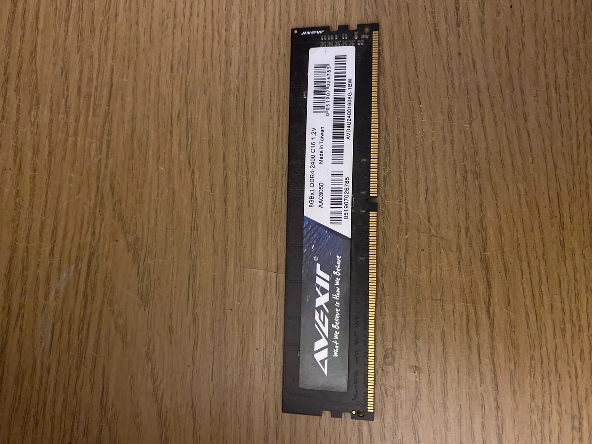 Avexir 1x8GB DDR4-2400MHz RAM Stick