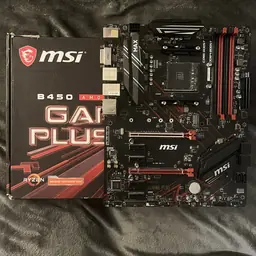 MSI B450 Gaming Plus Max Motherboard ATX AM4 DDR4 BUNDLE With Extras